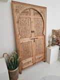 Moroccan engraved Double Doors 118-213cm