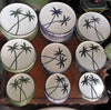 Moroccan handpainted plates palmtree