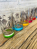 Tea glasses palmtree (set of 6)