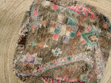 Vintage berber pouf