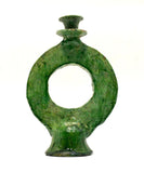 Tamegroute candle holder CIRCLE GREEN