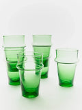 Beldi Glasses 4 colors (Set of 6) Green