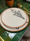 Moroccan handprinted plates Amazigh berber sign