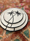 Moroccan handpainted plates palmtree