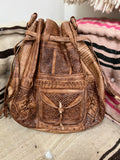 Stylish backpack with beautiful handcrafted details