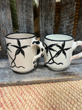 Moroccan handpainted mugs palmtree