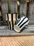 Moroccan handpainted Beldi mugs stripes