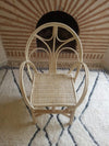 Wooden chair made of eucalyptus wood