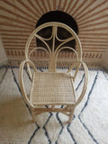 Wooden chair made of eucalyptus wood