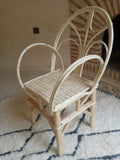 Wooden chair made of eucalyptus wood