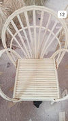 Wooden chair made of eucalyptus wood