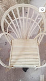 Wooden chair made of eucalyptus wood