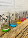 Tea glasses palmtree (set of 6)