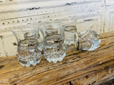 Silver tea glasses (set of 6)