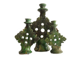 Tamegroute candle holder DIAMOND GREEN