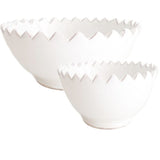 Bowl ZIGZAG White