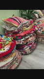 VINTAGE BERBER POUF DEAL