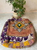 Vintage berber pouf